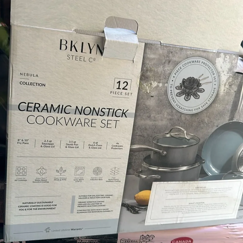 BKLYN Steel Co

Nebula 12-Piece Ceramic Cookware Set - Picture 3 of 3